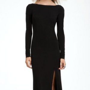 Bebe Full Length Zipper Back Dress